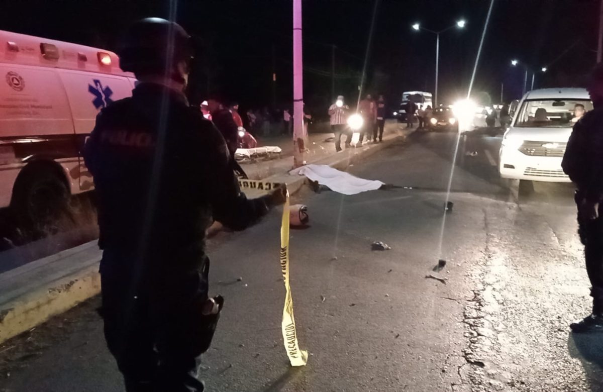 Muere joven tras accidente en motocicleta