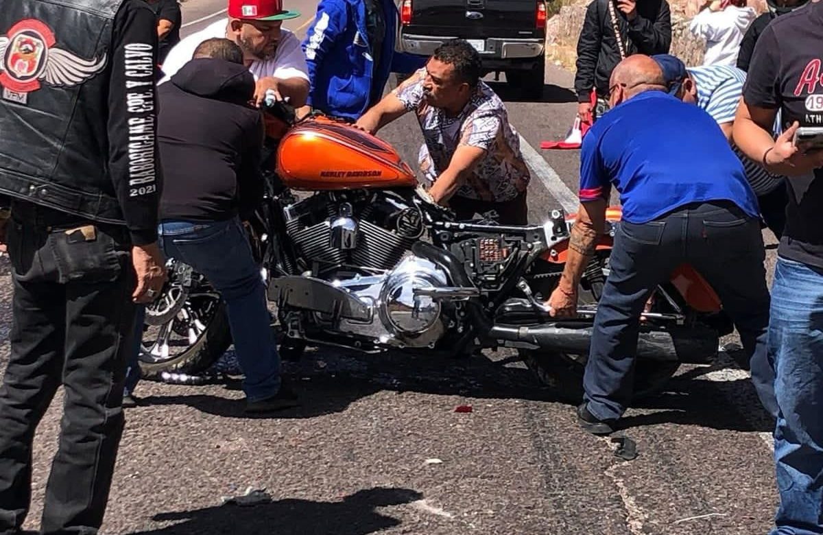Tragedia en la carretera: motociclista pierde la vida en Sombrerete