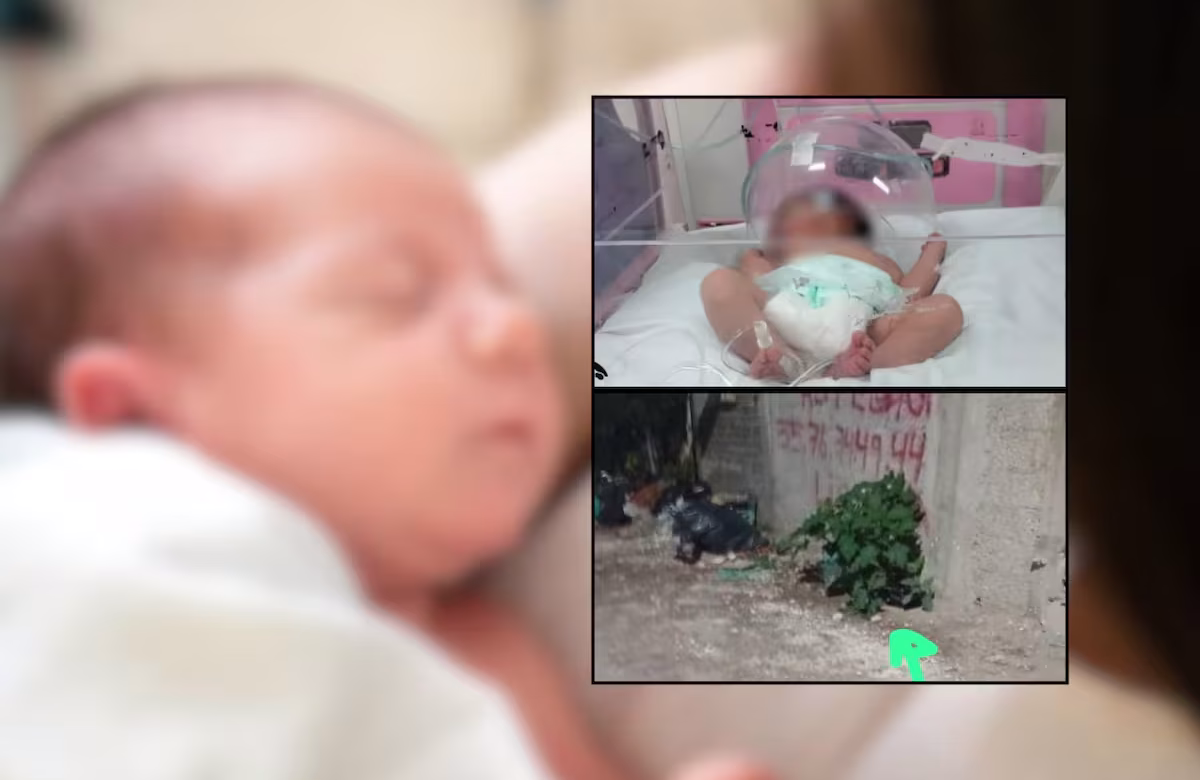 Bebé recién nacida abandonada en Ciudad Azteca recibe atención médica tras ser hallada en una bolsa.