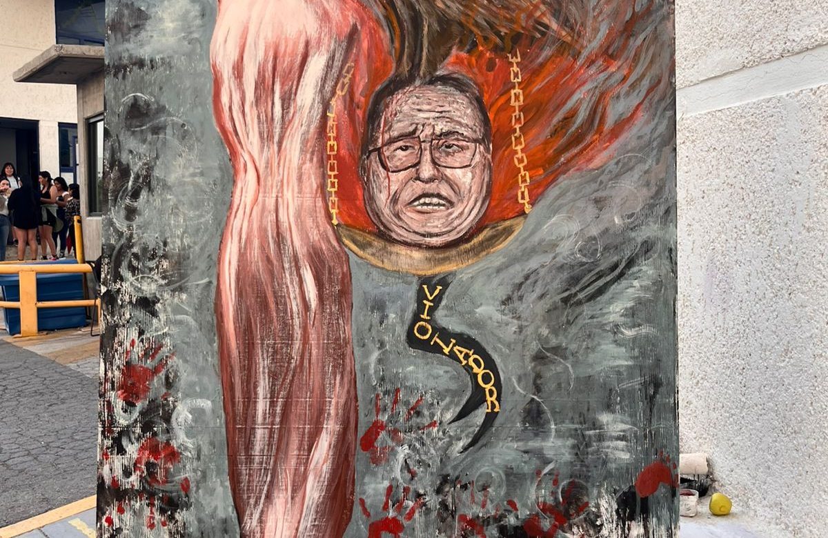 Pintura de estudiantes de la UAZ denuncia colapso moral en la institución: el arte como protesta ante el silencio y la impunidad