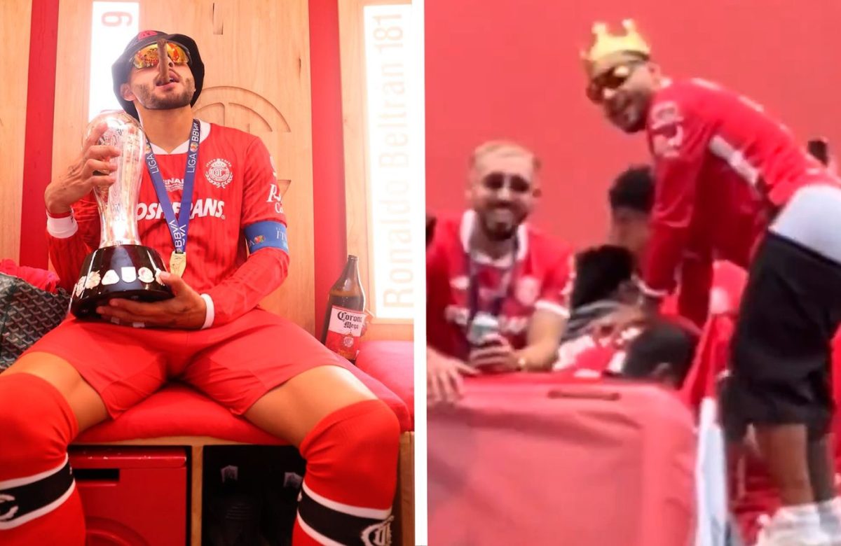 Alexis Vega y Héctor Herrera desatan la locura en los festejos del Toluca