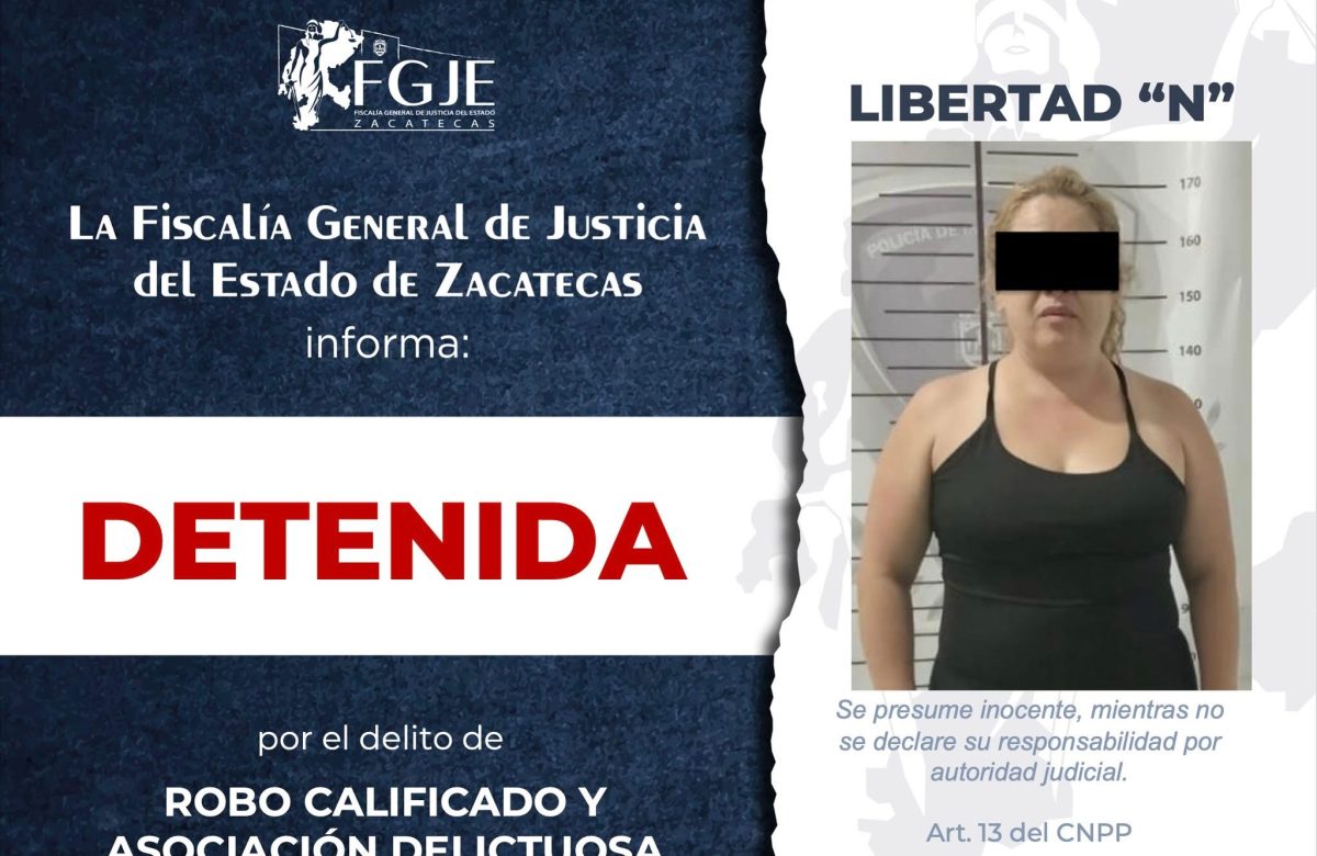 Funcionaria Pública Detenida por Presunto Robo Millonario al Ayuntamiento de Fresnillo