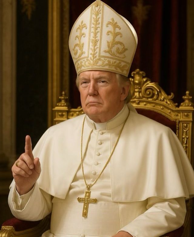 Donald Trump publica una imagen de él mismo como papa