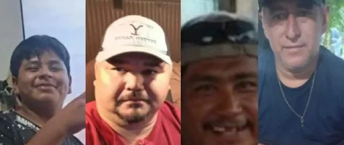 Confirman que restos calcinados en Tabasco son de los cuatro mecánicos reportados como desaparecidos: FGET