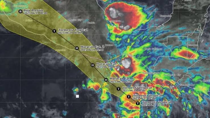 ¡Erick se fortalece! Tormenta tropical avanza con fuerza hacia costas del Pacífico mexicano