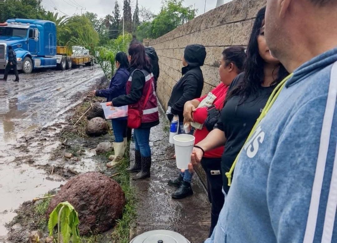 Tormenta desborda río en Tlaltenango y afecta a familias de La Palma