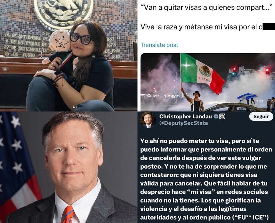 EE.UU. cancela visa a consejera de Morena por publicación considerada “vulgar”