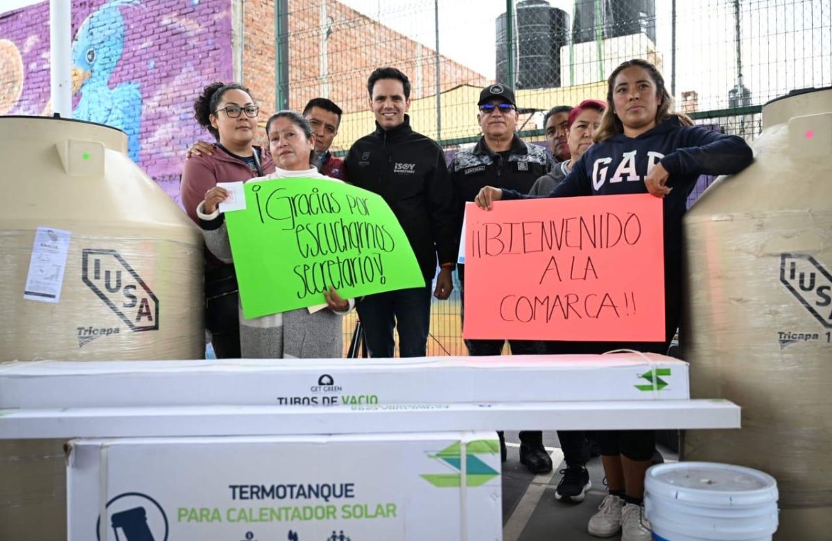 Da seguimiento Secretario Rodrigo Reyes a Brigada del Bienestar de La Comarca; entrega nuevos apoyos