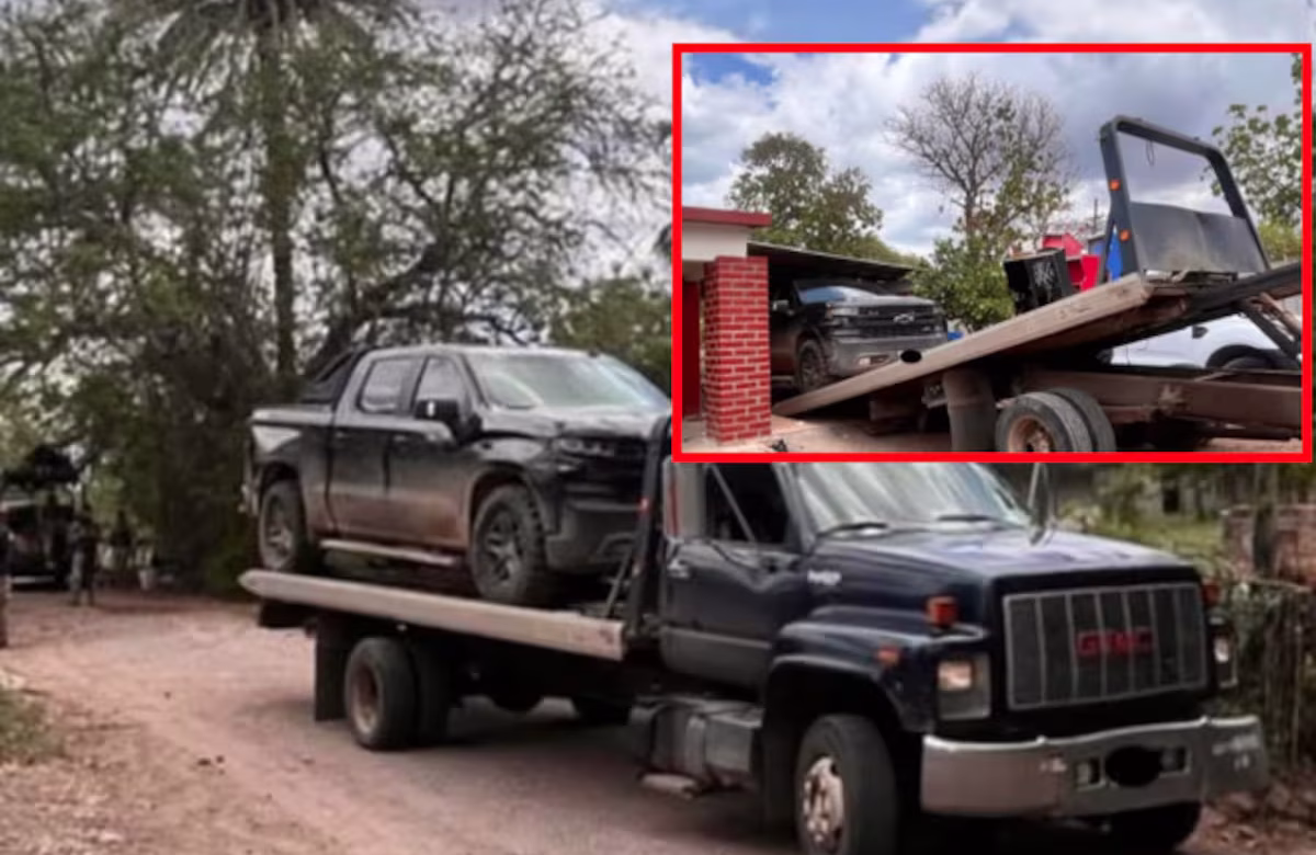 Catean domicilio en Mocorito y aseguran arsenal, vehículos blindados y tragamonedas