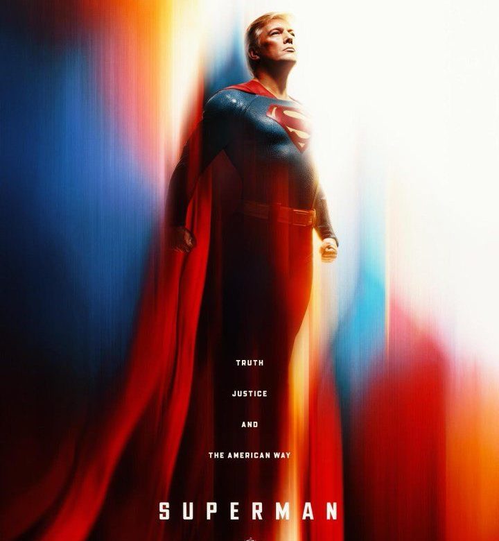 Trump se muestra como «Superman» en redes sociales y reaviva polémica