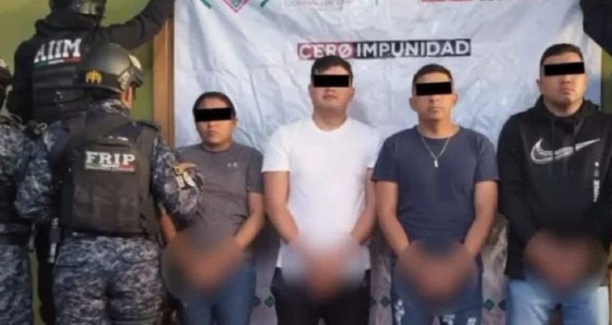 Detienen a cuatro elementos de la Fuerza Pakal por extorsión en Chiapas