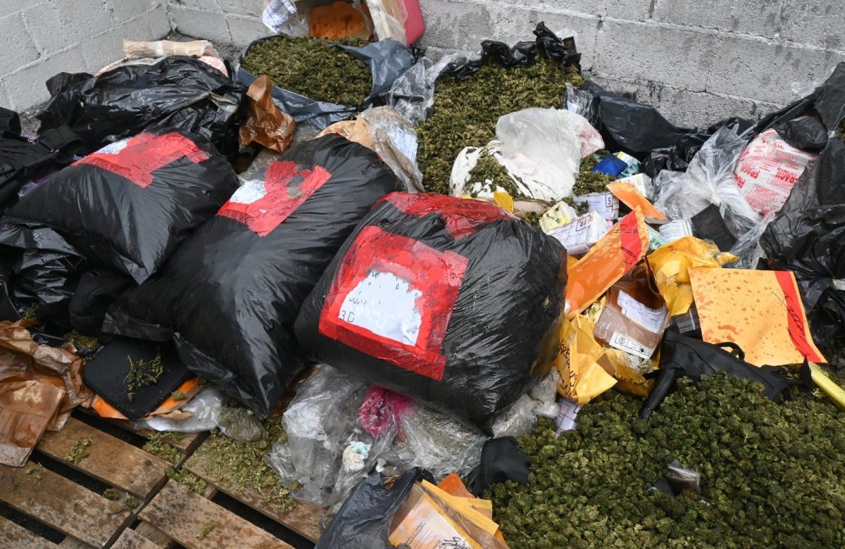 Queman más de 95 kilos de droga en Zacatecas