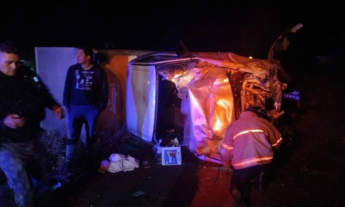 Brutal choque en Villanueva deja cuatro heridos, uno de gravedad