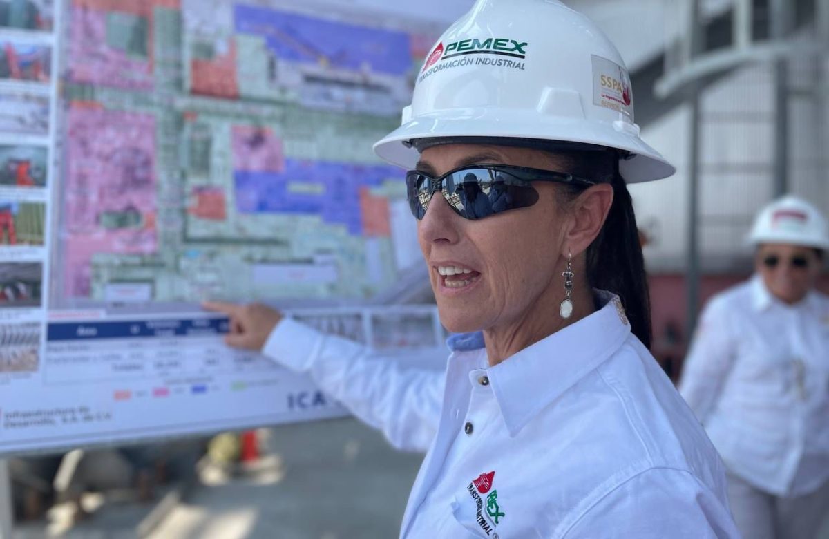 Sheinbaum asegura que Pemex será autosuficiente en 2027