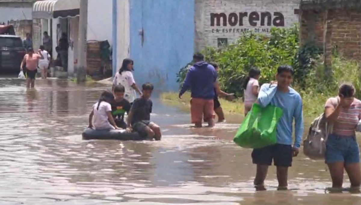 Inundación en Celaya afecta más de 200 viviendas