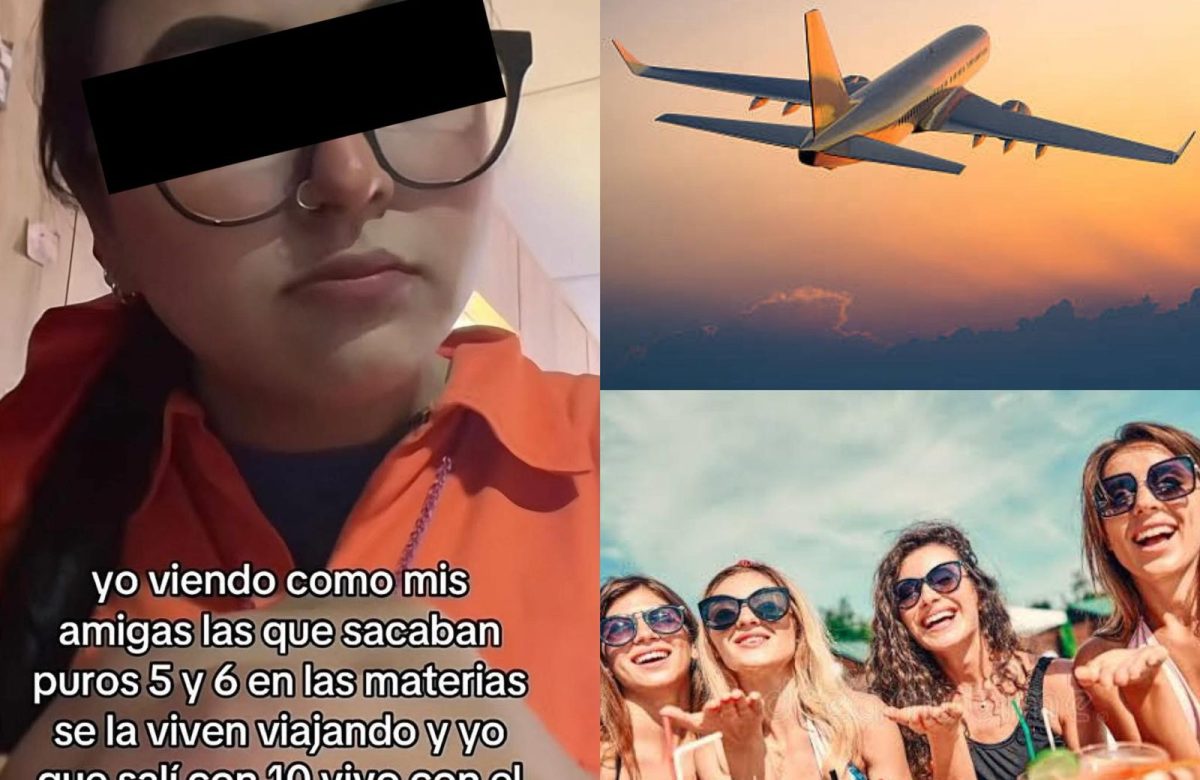Se queja porque sus amigas que sacaban 5 en la escuela se la pasan viajando: «Yo saqué 10 y vivo con salario mínimo»