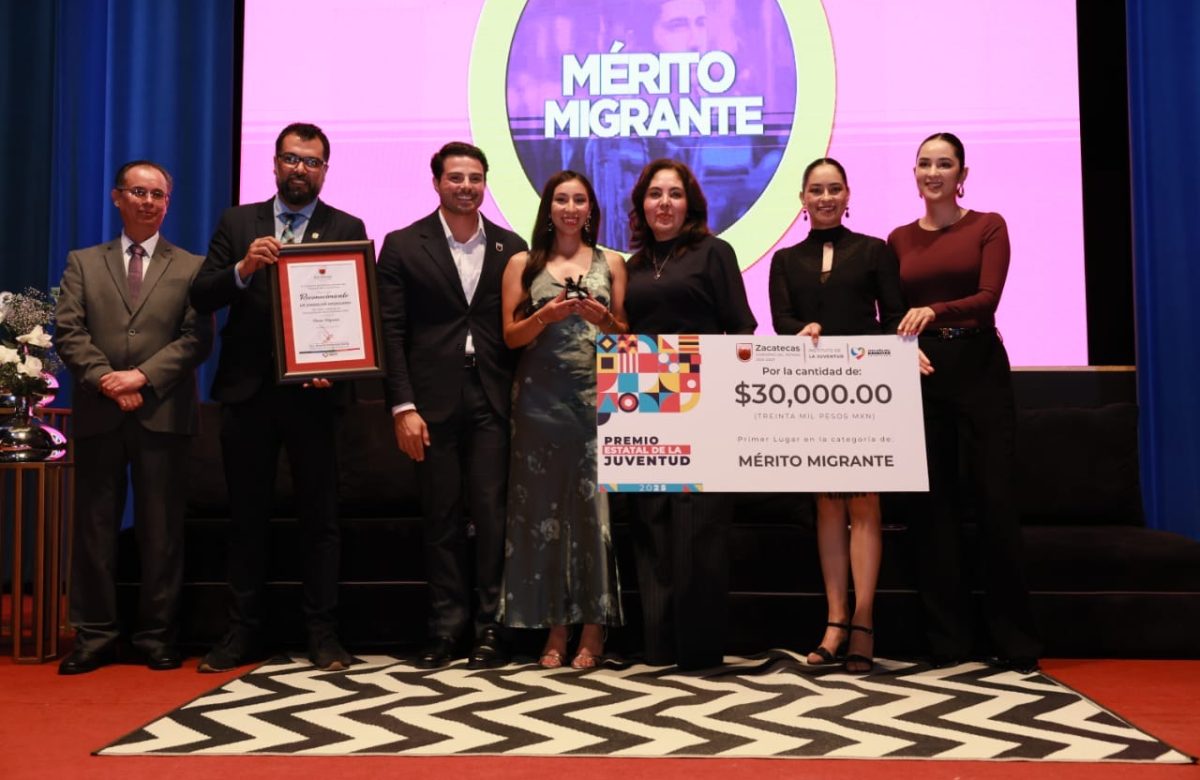 Reconoce Gobierno del Estado a la juventud zacatecana con la entrega del Premio Estatal de la Juventud 2025