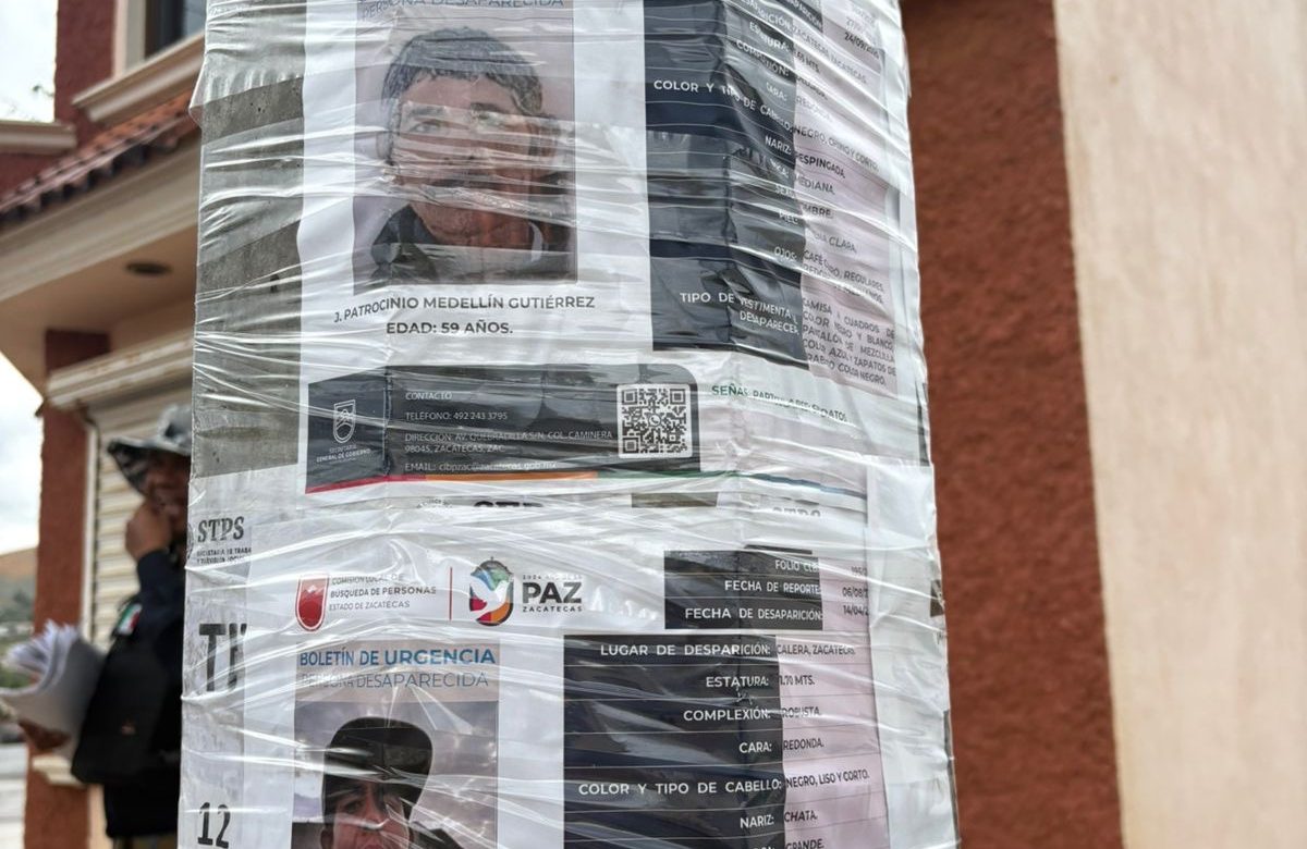 Operativo especial en Zacatecas: buscan a personas desaparecidas en cinco municipios