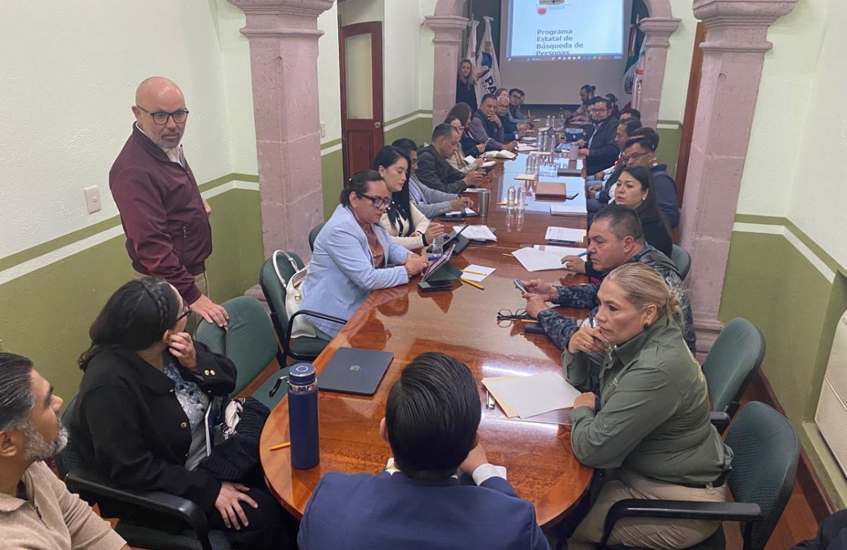 Zacatecas revisa avances en programa de búsqueda de desaparecidos