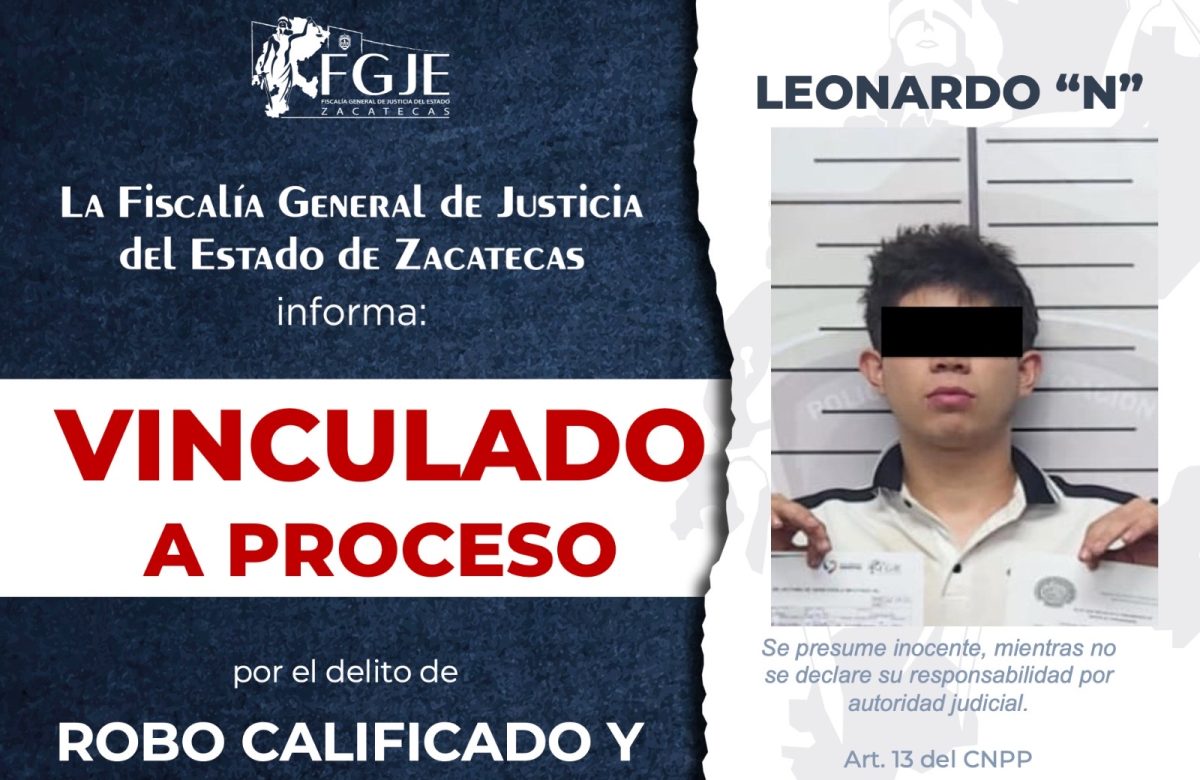 Vinculan a proceso a Leonardo “N” por asaltos y agresiones