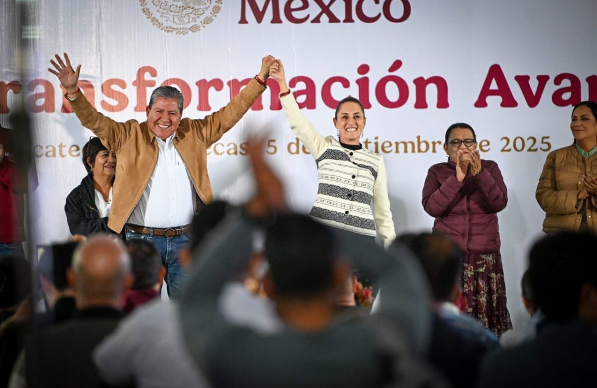 Reconoce Presidenta de México, Claudia Sheinbaum, trabajo que realiza Gobernador David Monreal por Zacatecas