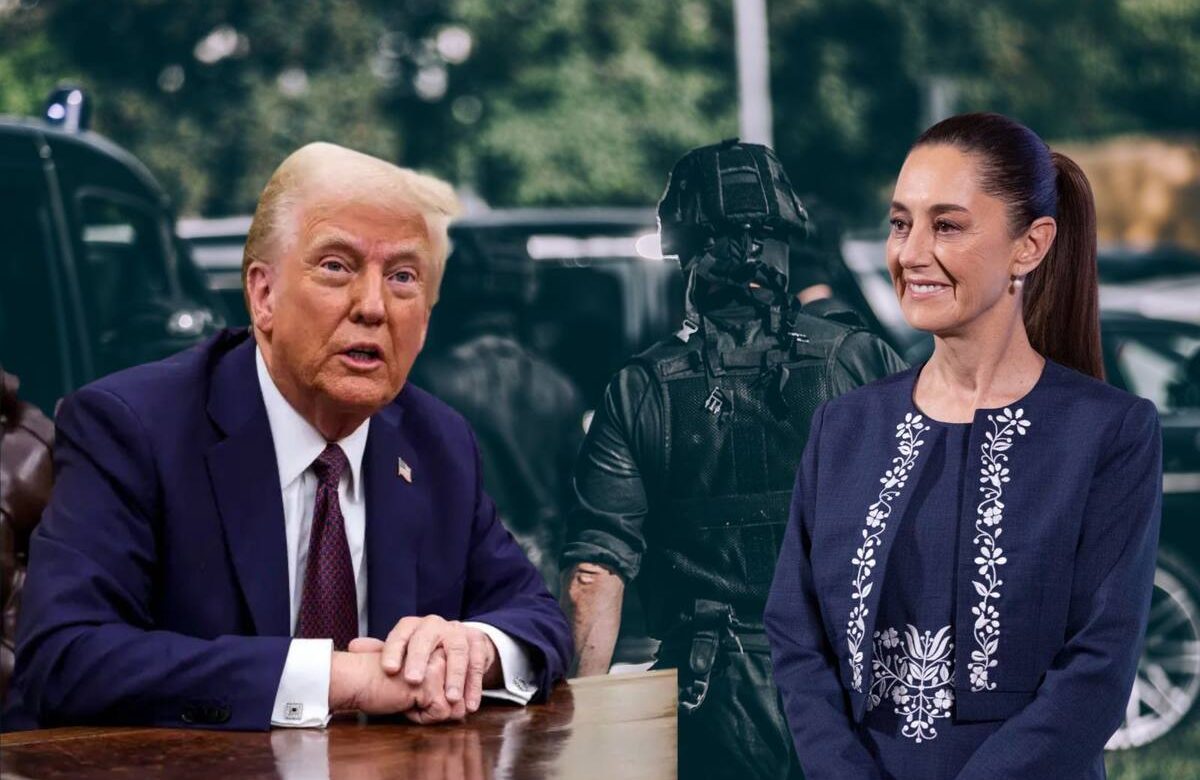 Trump elogia a Sheinbaum, pero insiste: “México está gobernado por cárteles”