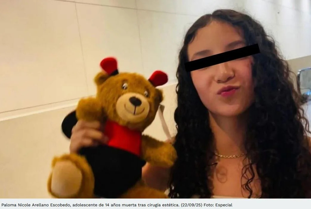 Caso Paloma Nicole: Muere adolescente tras cirugía estética en Durango