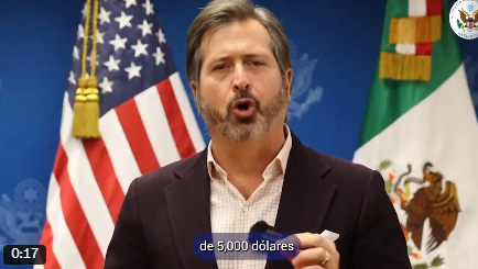 Cobrará EU multa de 5 mil dólares por cruzar ilegalmente