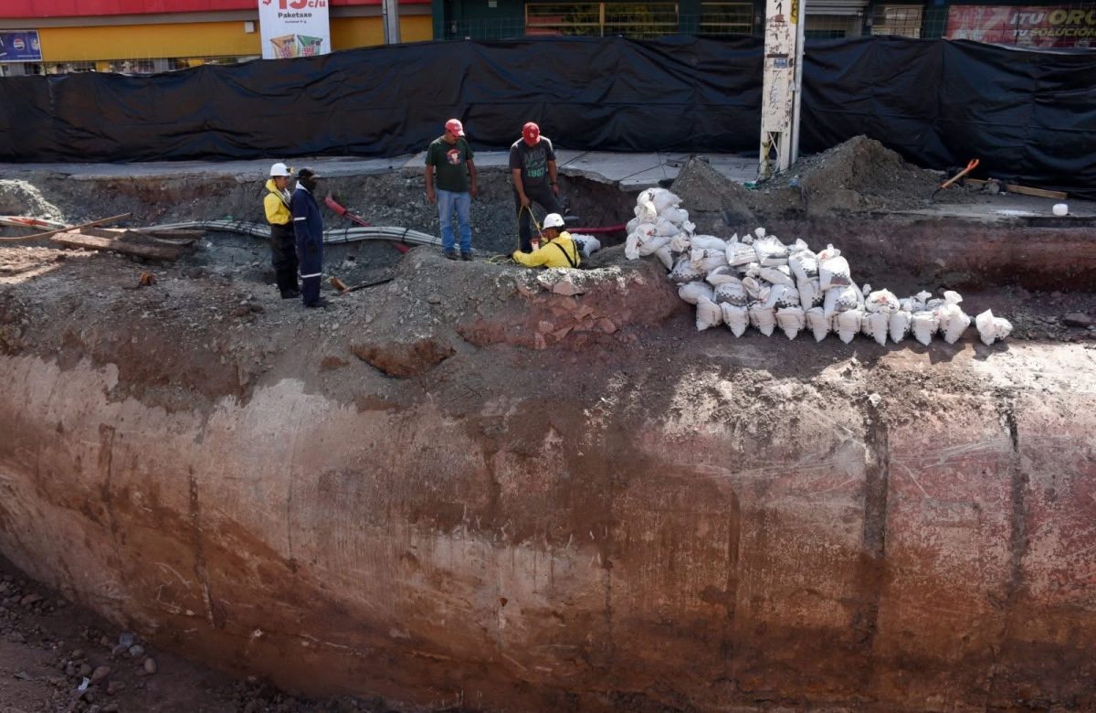 Filtraciones y daños en la bóveda: las causas del gran socavón en García Salinas
