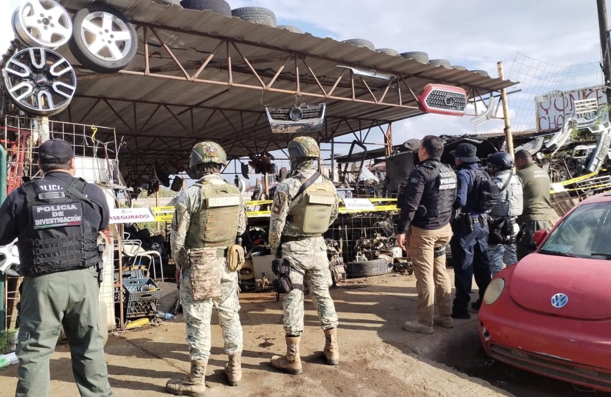 Catean Yonke en Guadalupe: Detienen a un hombre y aseguran motor robado