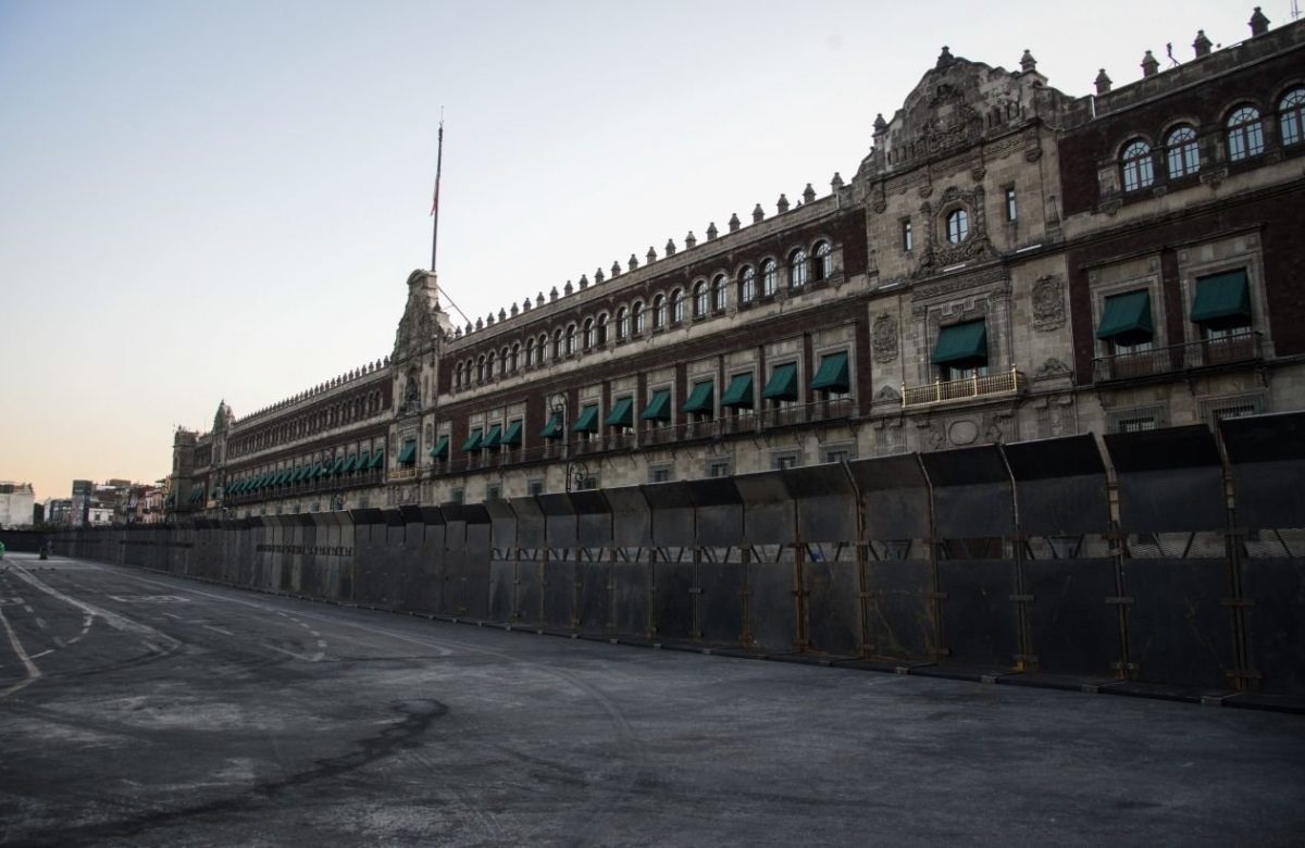 Blindan Palacio Nacional ante protestas magisteriales y marcha Gen Z