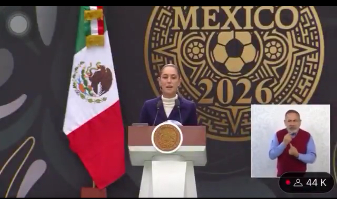 Presentan Copa Mundial FIFA 2026 en Los Pinos