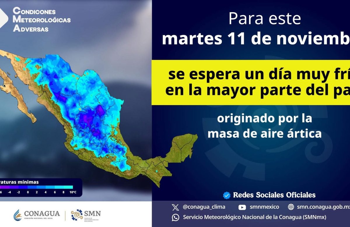¡Zacatecas se congela! Llegan temperaturas bajo cero con el Frente Frío 13