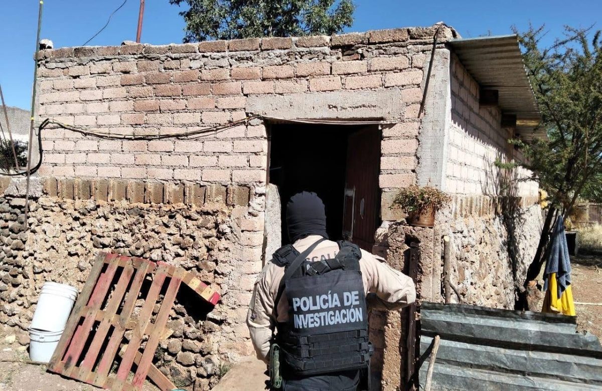 Cateo en Fresnillo: Fiscalía busca indicios de personas desaparecidas