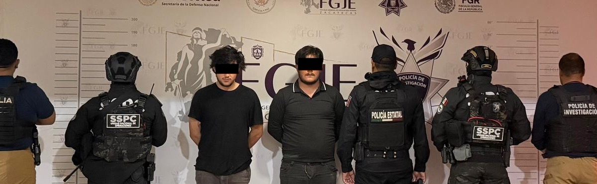 Caen dos presuntos extorsionadores que aterrorizaban a comerciantes en Fresnillo