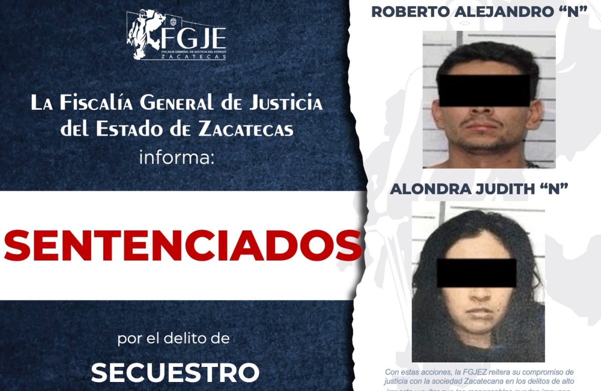 Caen ocho: Fiscalía obtiene sentencia histórica de 50 años por secuestro agravado