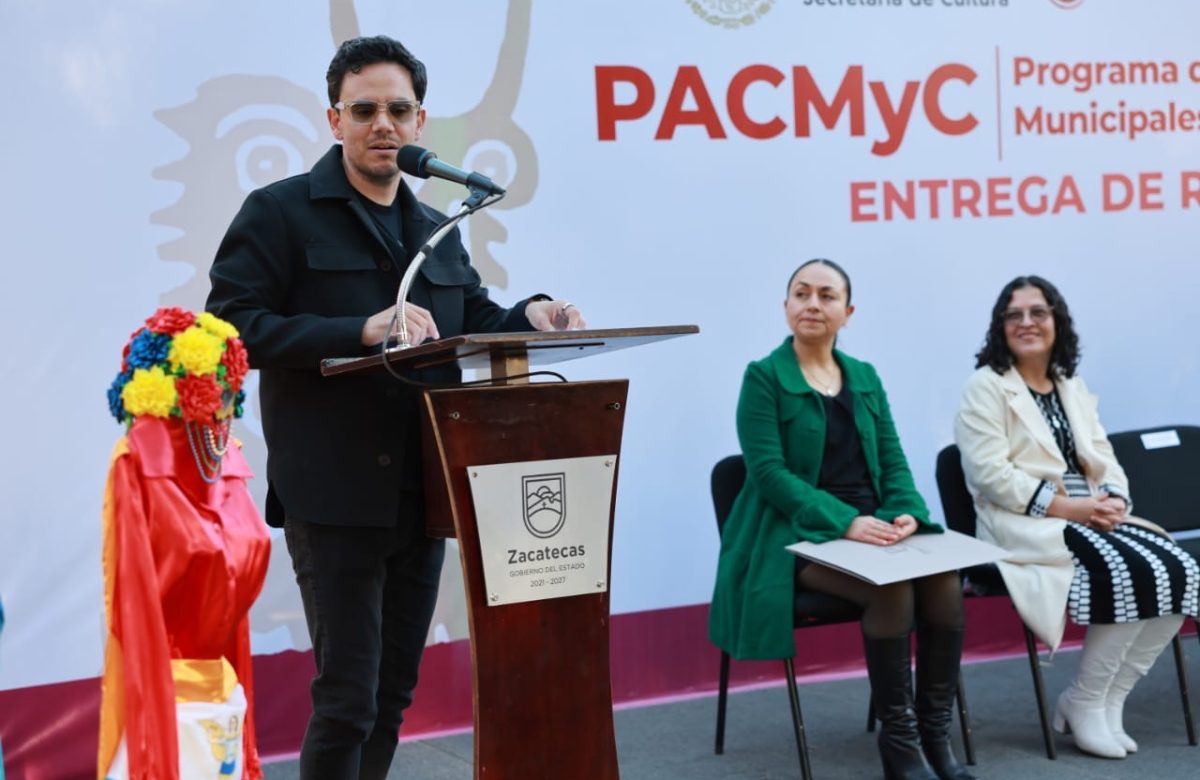 Rodrigo Reyes destaca impulso a la cultura comunitaria con el PACMyC 2025 en Zacatecas