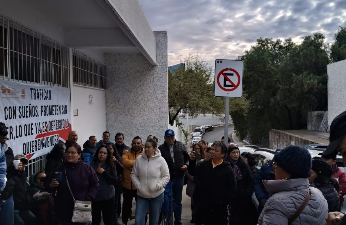 Continúa el paro indefinido de la Sección 58 en Zacatecas