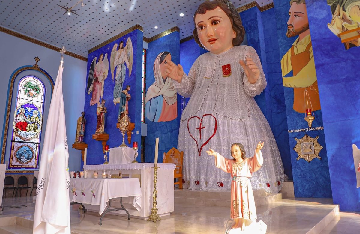 Zóquite arranca sus fiestas patronales con el Niño Dios más grande del mundo