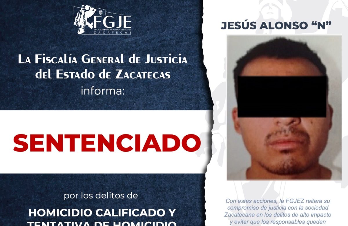 CONDENA HISTÓRICA EN FRESNILLO: MÁS DE 66 AÑOS DE PRISIÓN