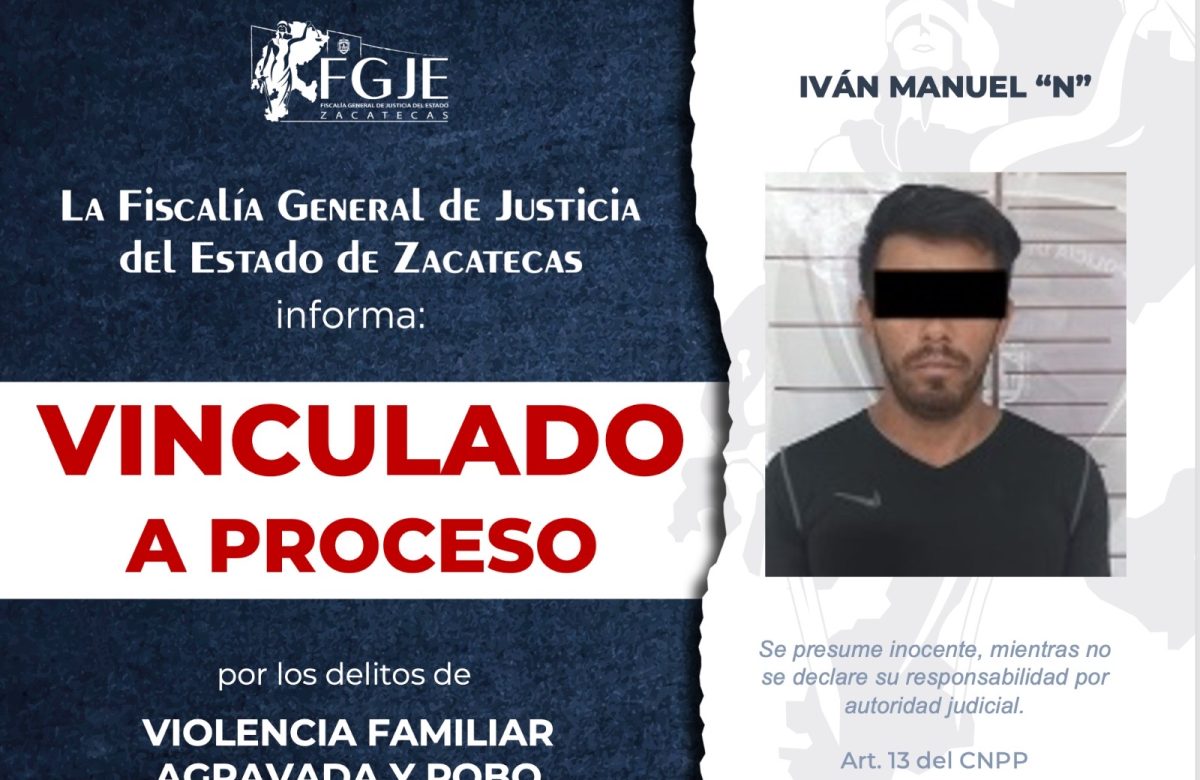 A proceso por violencia familiar y robo; Fiscalía logra avance clave en Jerez