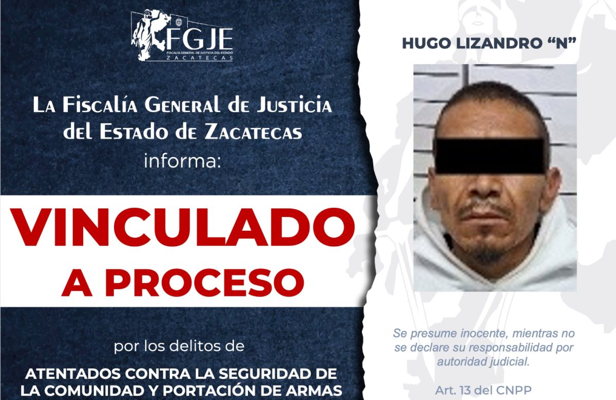 Vinculan a proceso a hombre detenido con arma y equipo táctico en Guadalupe