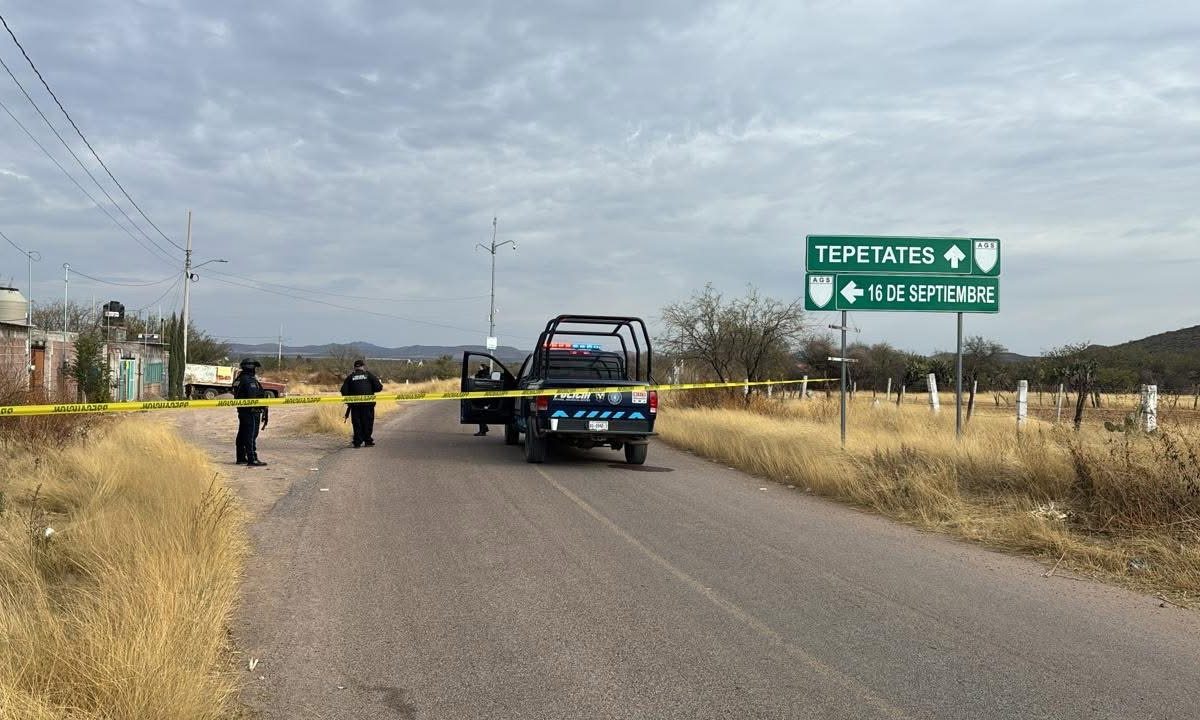 Abandonan restos humanos en carretera limítrofe entre Aguascalientes y Zacatecas