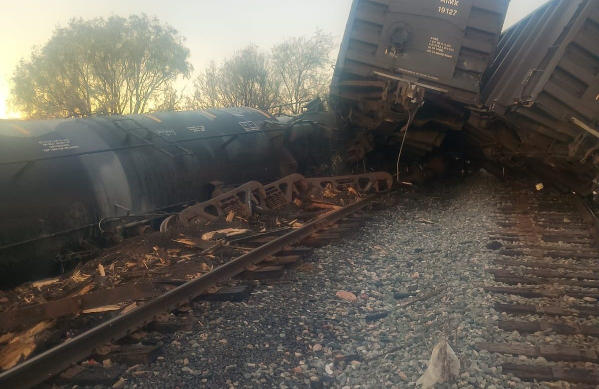 Se descarrila tren de Ferromex en Sonora