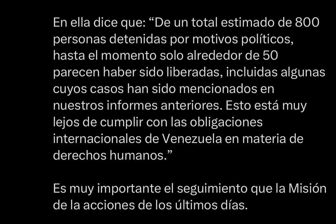 Edmundo Gónzalez llama a “la liberación de todas las personas por razones políticas”
