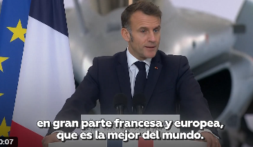 Macron asegura que Francia tiene una defensa aérea más eficaz que EEUU