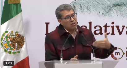 Sin PT y PVEM no es posible la reforma electoral: Monreal