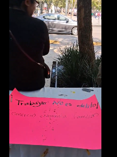 Trabajar no es un delito: comerciantes