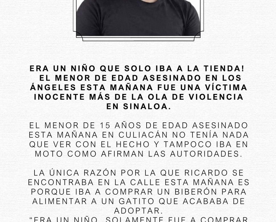 Violencia vuelve a golpear a Culiacán; joven fue a la tienda y regresó muerto