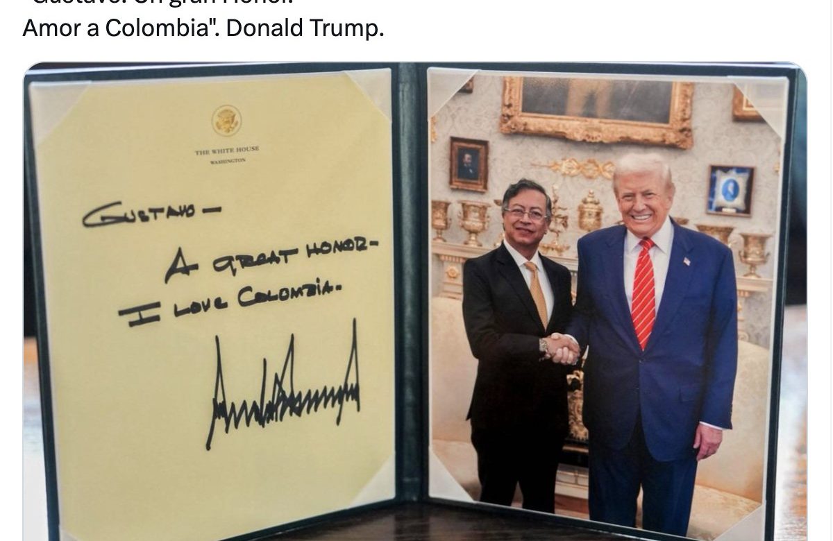 Concluye reunión entre Donald Trump y Gustavo Petro
